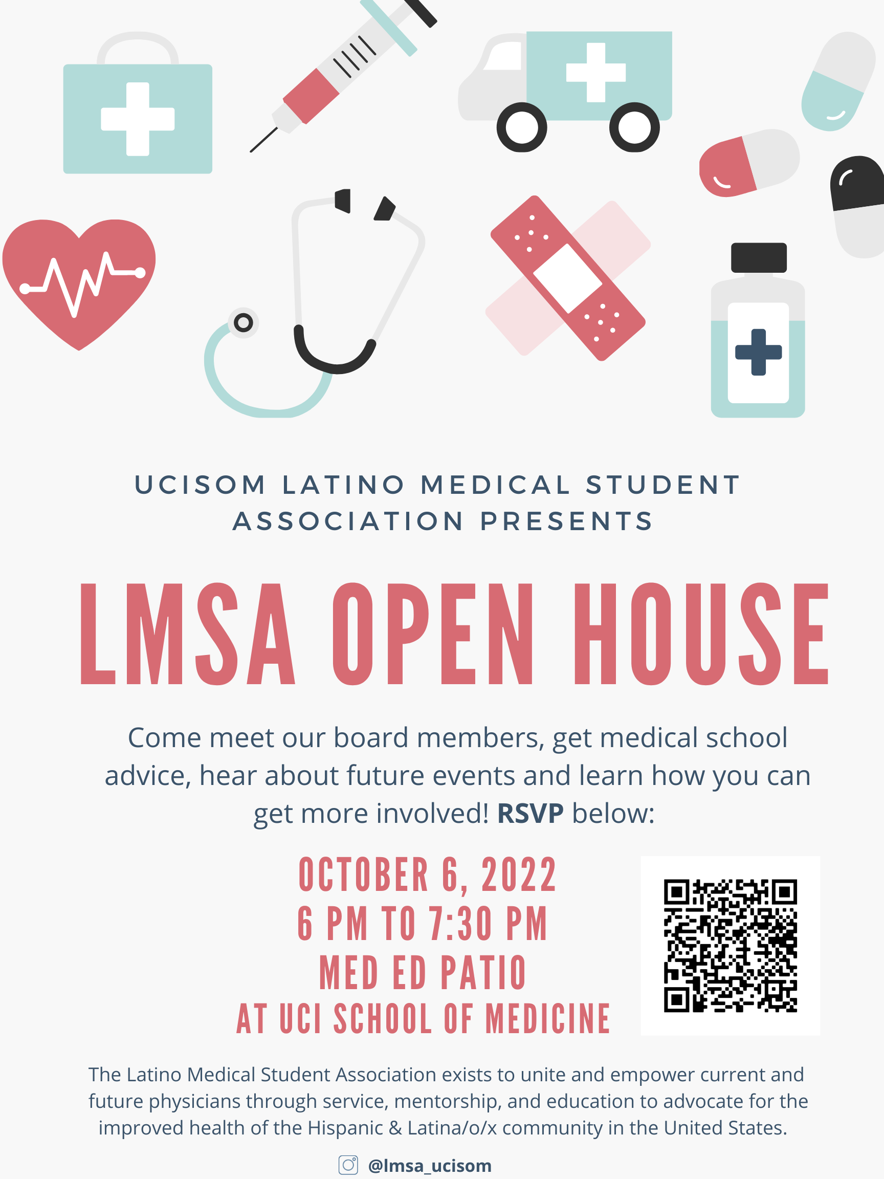 UCI School of Medicine LMSA Open House MPNA Green