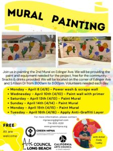 Mural Painting yellow flyer